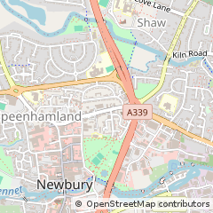 Map of Newbury, Berkshire