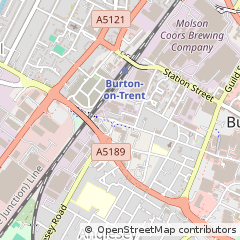 Map of Burton-on-Trent