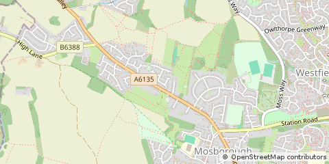Map of Sheffield
