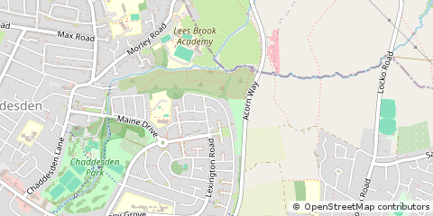 Map of Derby, Derbyshire