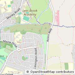 Map of Derby, Derbyshire