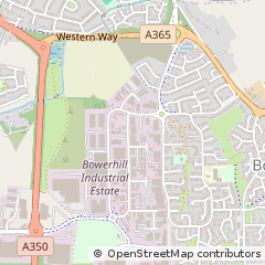 Map of Melksham, Wilts