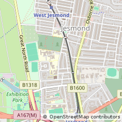 Map of Newcastle Upon Tyne