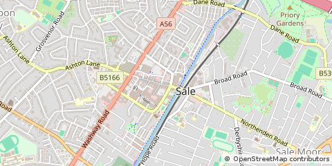 Map of Sale, Cheshire