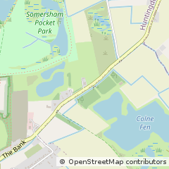 Map of Huntingdon, Cambs