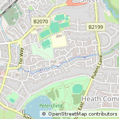 Map of Petersfield, Hants