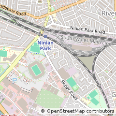 Map of Cardiff