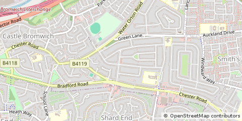 Map of Birmingham
