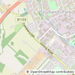 Map of Newmarket, Suffolk