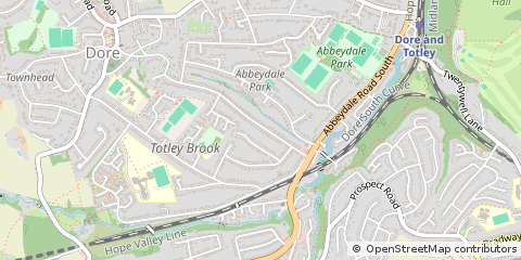 Map of Sheffield