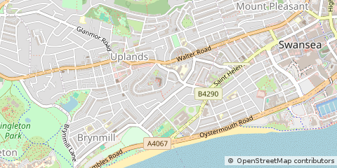 Map of Swansea