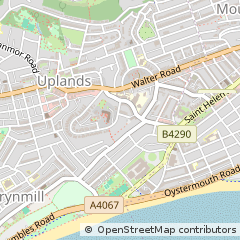 Map of Swansea
