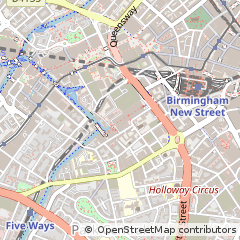Map of Birmingham