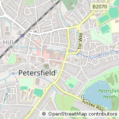 Map of Petersfield, Hampshire