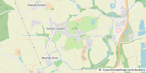 Map of Worcester
