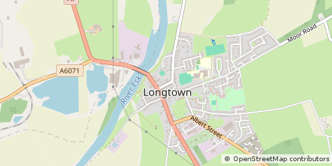 Map of Carlisle, Cumbria