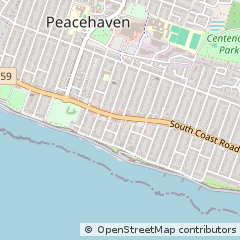 Map of Peacehaven, East Sussex