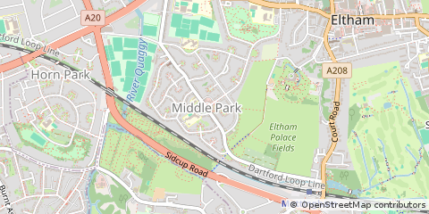 Map of Eltham