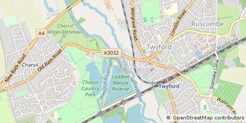 Map of Reading, Berkshire