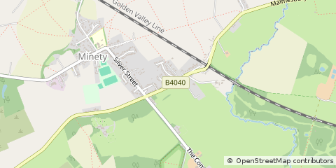 Map of Malmesbury, Wiltshire