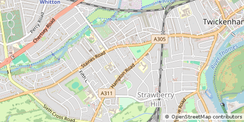 Map of Twickenham