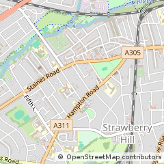 Map of Twickenham