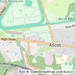 Map of Ascot, Berkshire