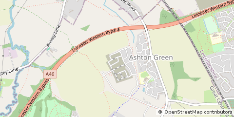 Map of Leicester