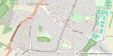 Map of Nottingham