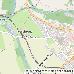 Map of Bodmin, Cornwall