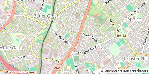 Map of Oldham