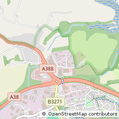 Map of Saltash, Cornwall