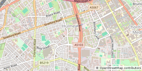 Map of Manchester