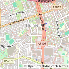Map of Manchester