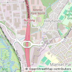 Map of Southampton, Hampshire