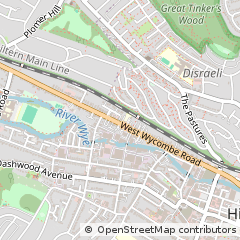 Map of High Wycombe, Bucks