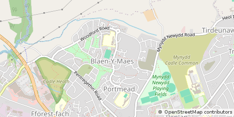 Map of Swansea
