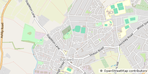 Map of Leicester, Leicestershire