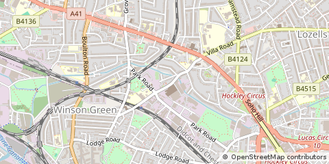 Map of Birmingham