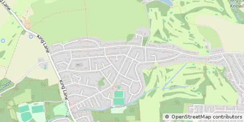 Map of Leeds, West Yorkshire