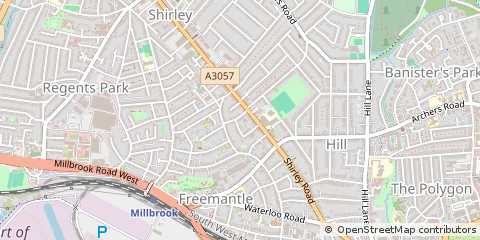 Map of Southampton