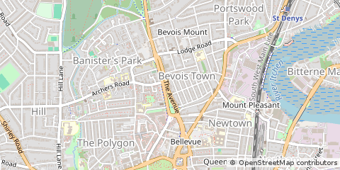 Map of Southampton