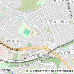 Map of Swansea