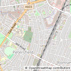 Map of Cambridge, Cambridgeshire