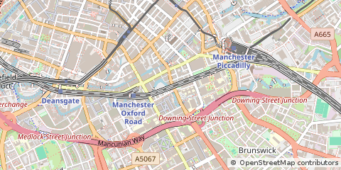 Map of Manchester