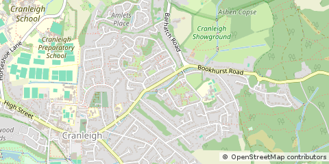 Map of Cranleigh