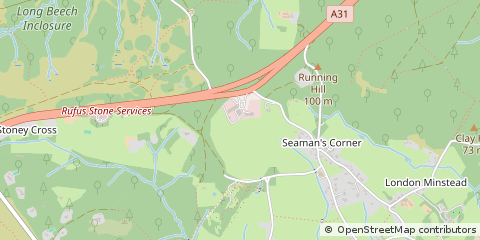 Map of Lyndhurst, Hampshire