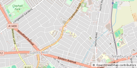 Map of Ilford