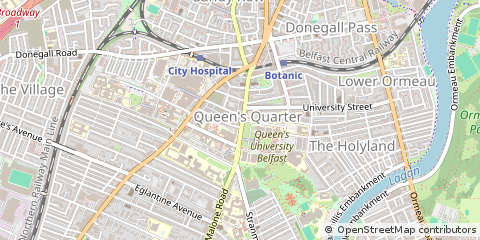 Map of Belfast, Antrim