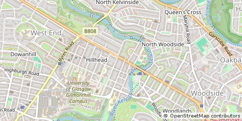 Map of Glasgow